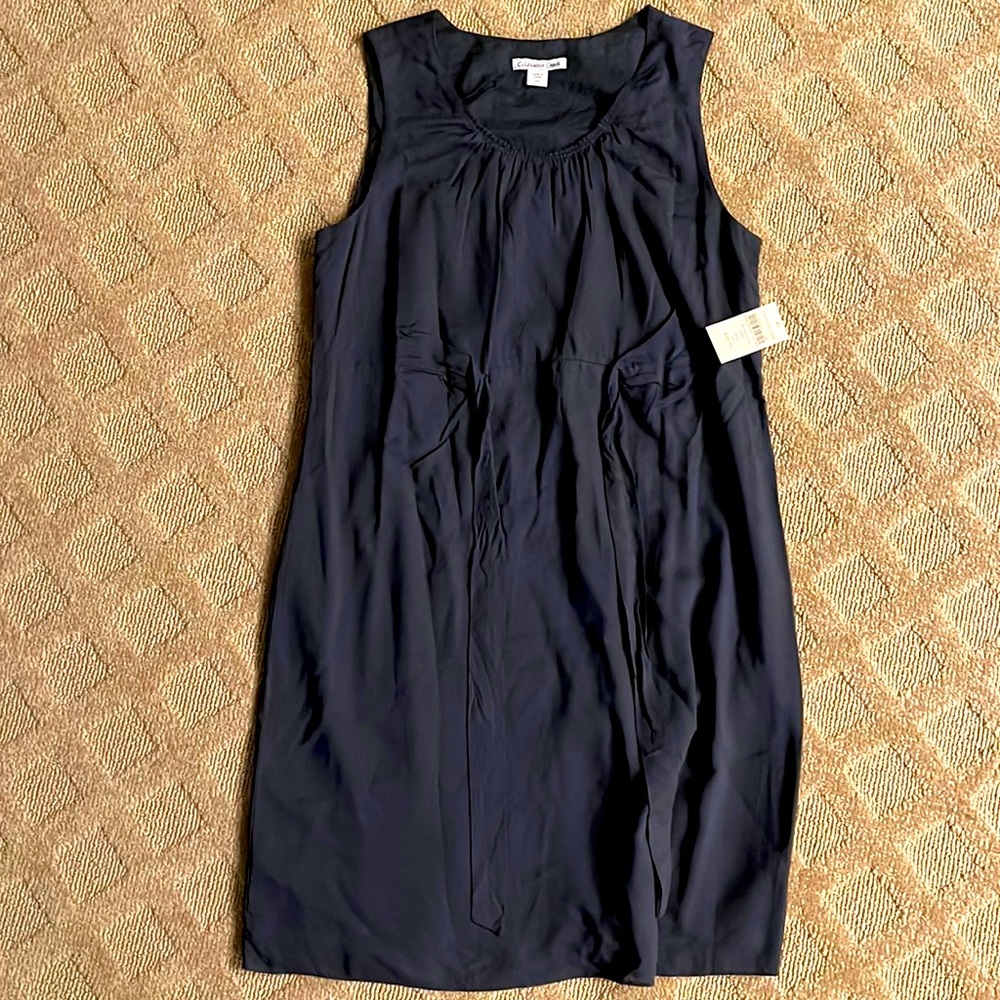 Coldwater Creek Sleeveless Dress Grey NWT Size P10